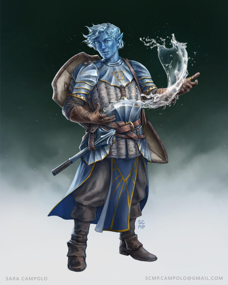 Water Genasi, Angharradh Cleric